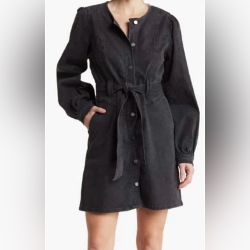 Habitual Black Denim Dress